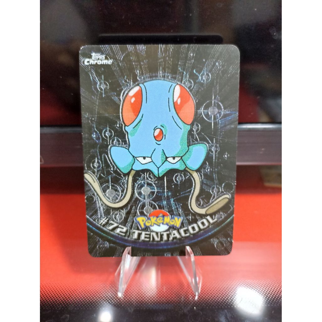 Kartu Pokemon Tentacool vintage Topps 1999