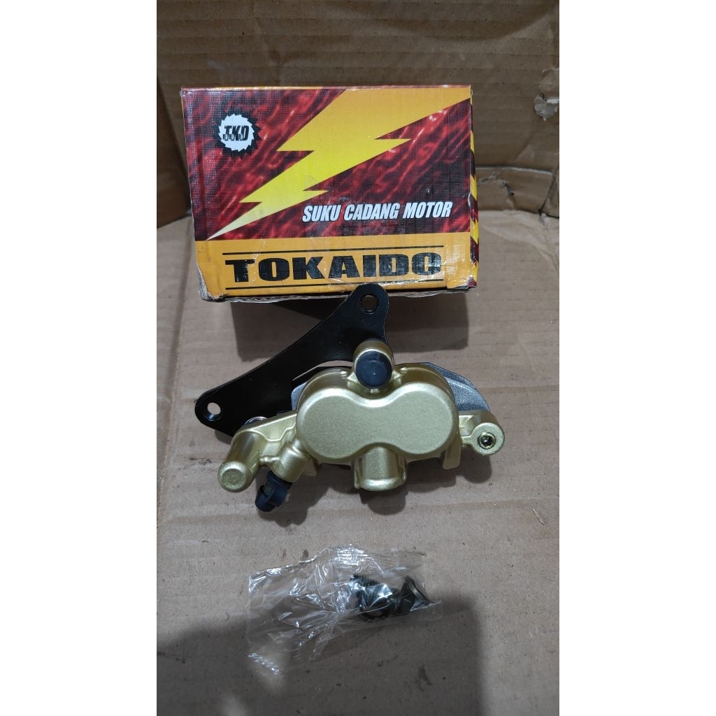 Caliper Kaliper Cakram Rem Depan Assy Honda Megapro New Mono Tokaido
