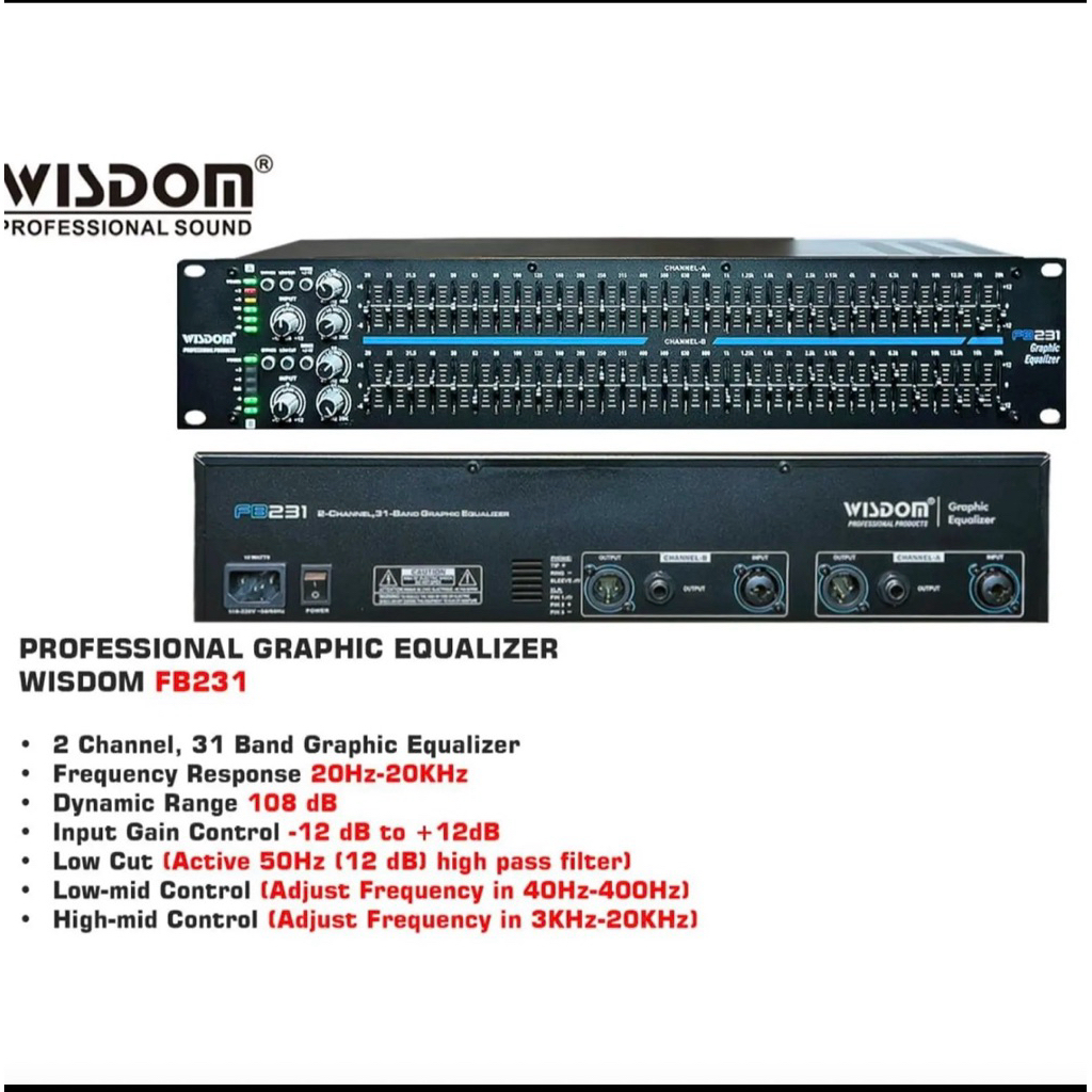 Equalizer Wisdom FB231