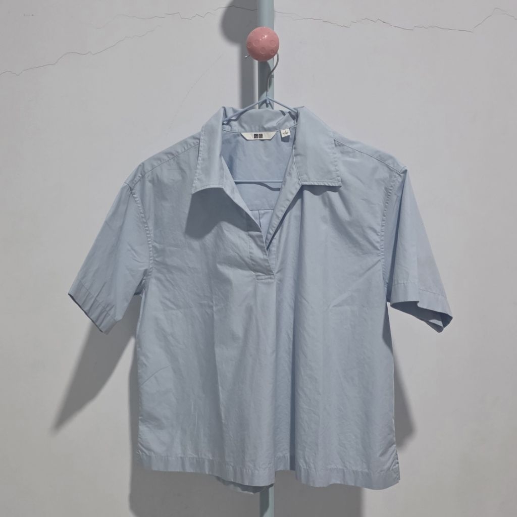 Un*qlo Cotton Skipper Blouse (S)