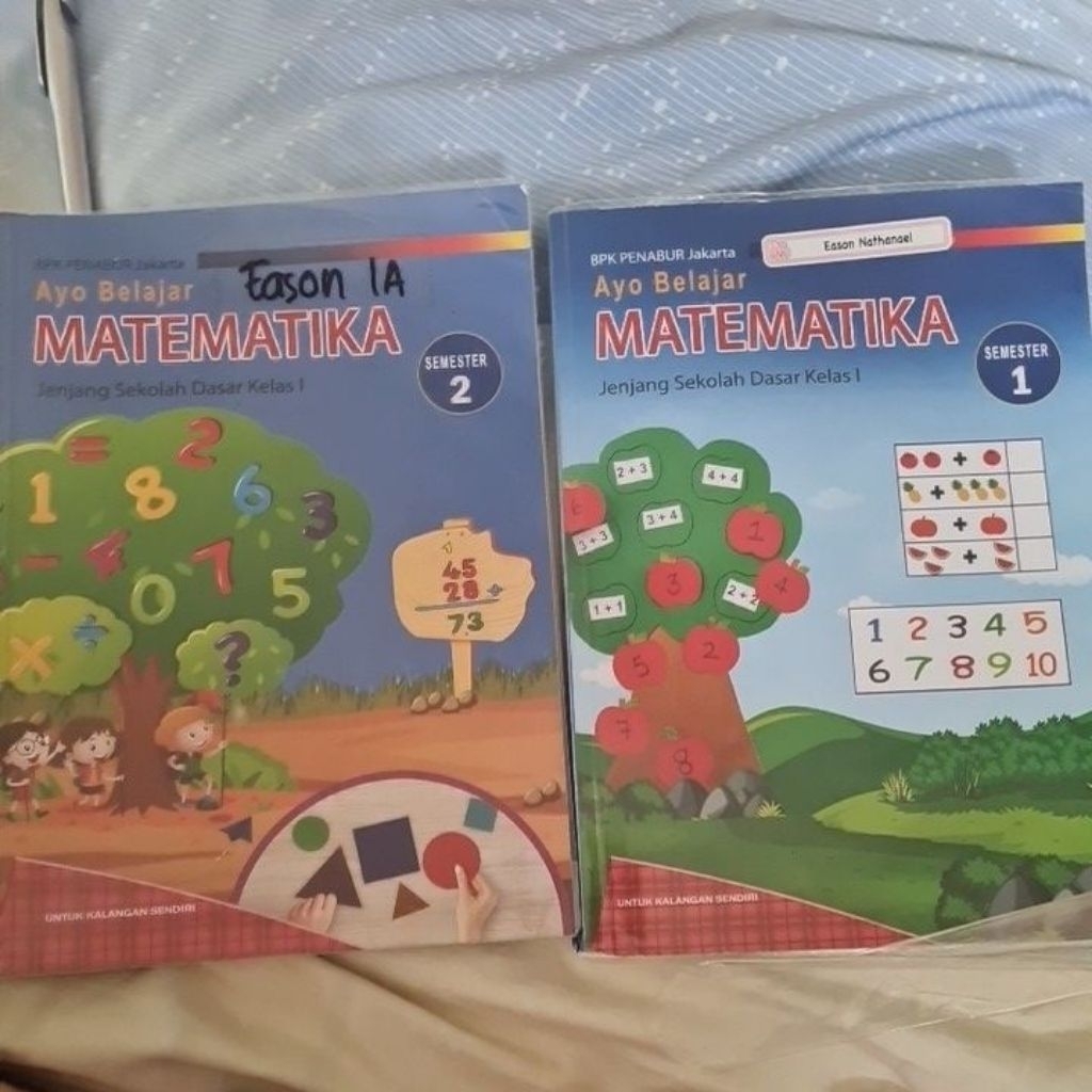 buku matematika preoved penabur preloved