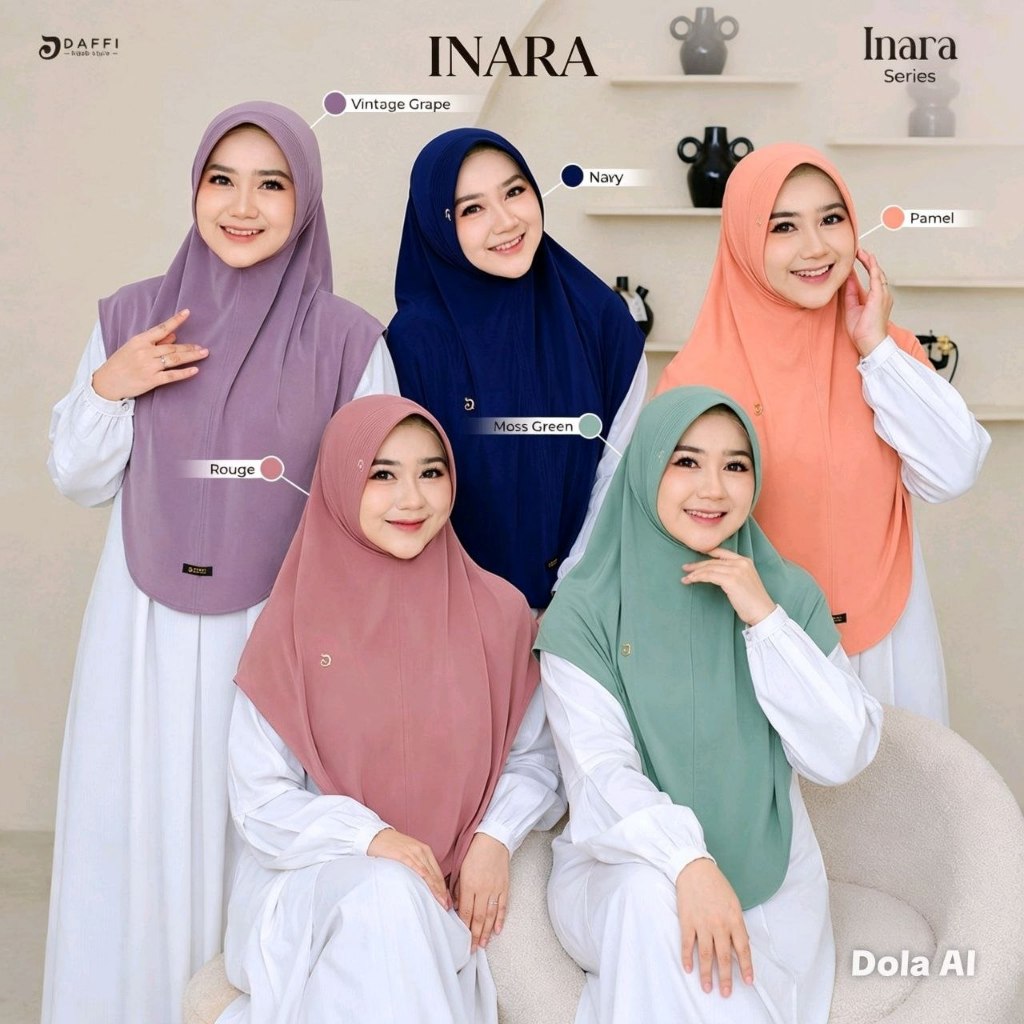 DAFFI HIJAB - INARA DAFFI DAILY JERSEY PREMIUM