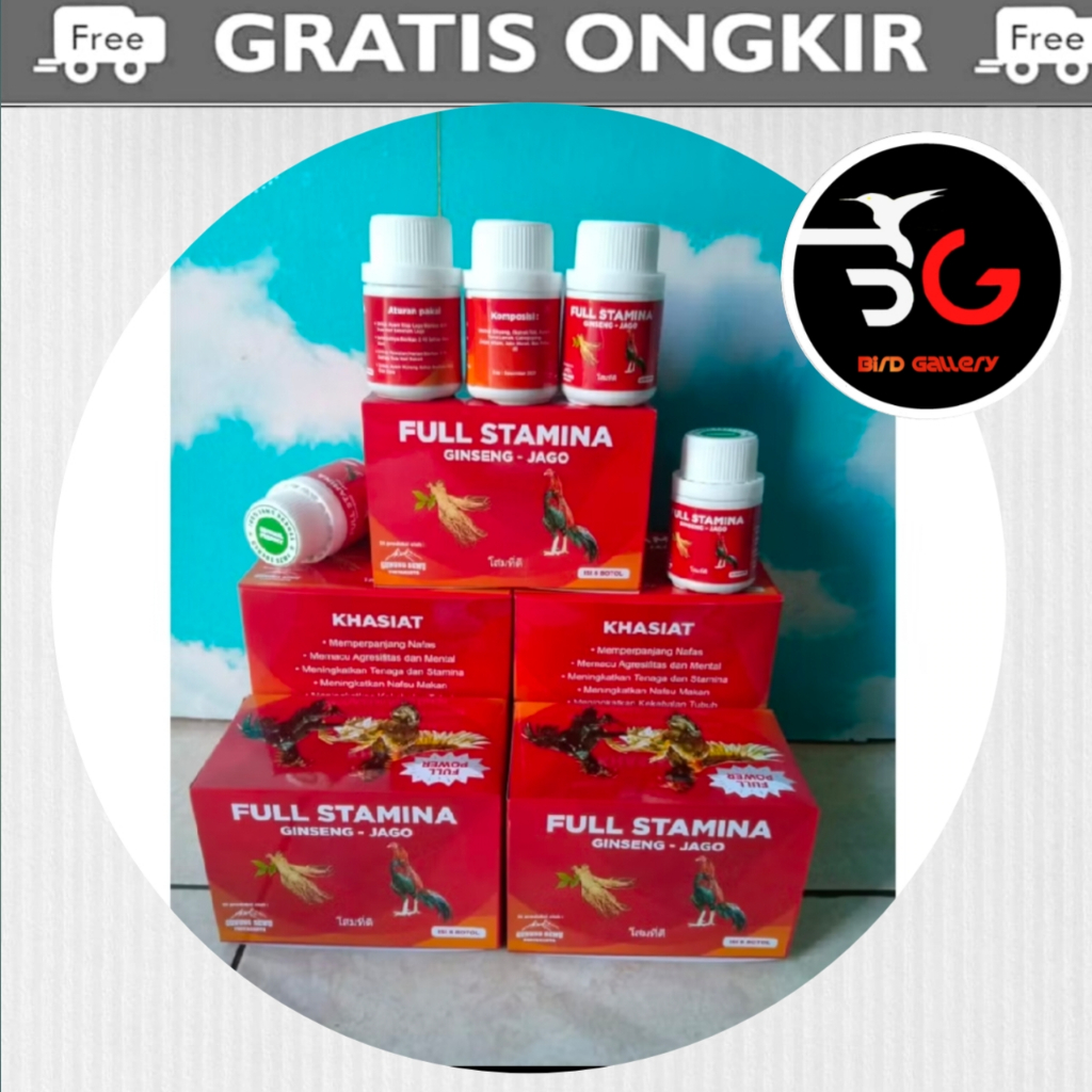 JAMU AYAM FUL STAMINA JAMU GINGSENG JAGO ISI 150 BUTIR