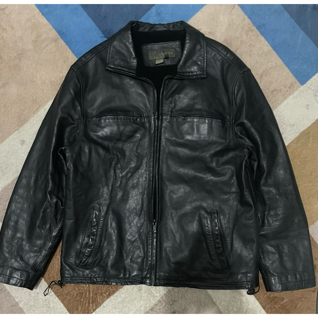 Jaket Kulit Utility Zara Man