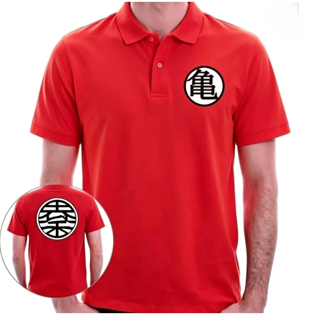 Tshirt - Polo Shirt - Kaos Polo - Kaos Kerah - Baju Kerah - Dragon Ball