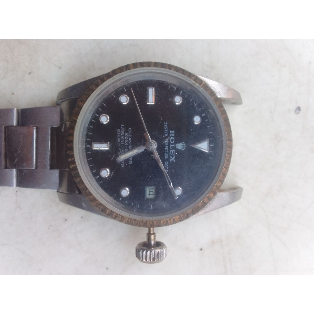 bahan jam tangan rolex automatic+putar hidup