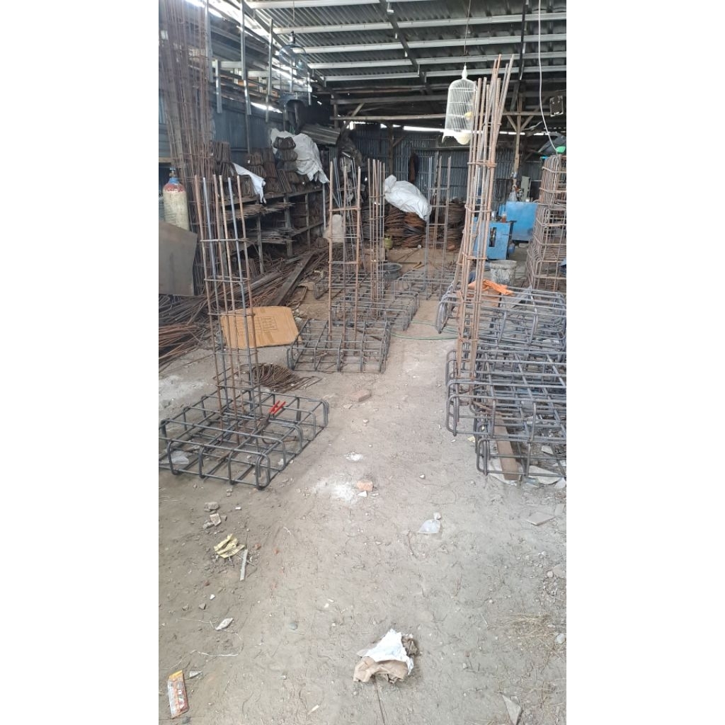 besi cakar ayam 100x100 besi 13ulir full