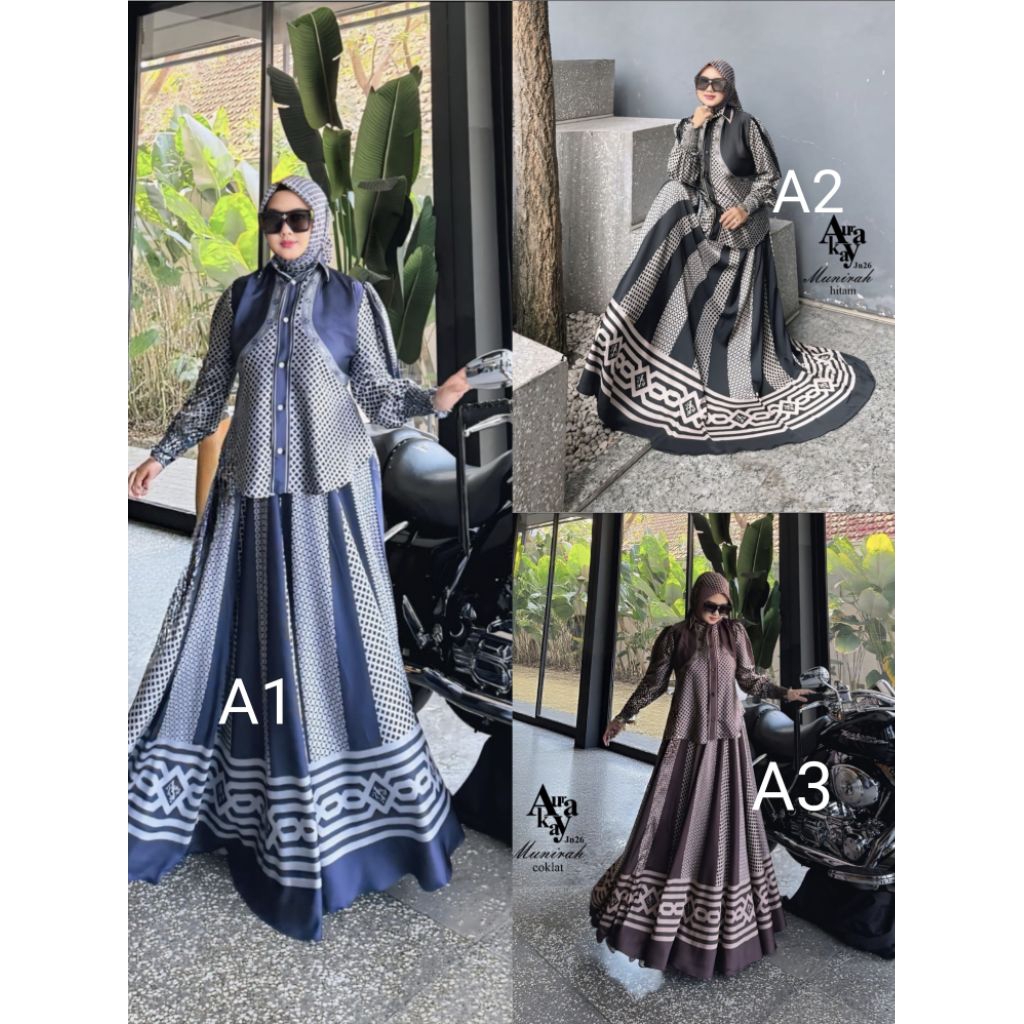 gamis syar'i aurakay premium