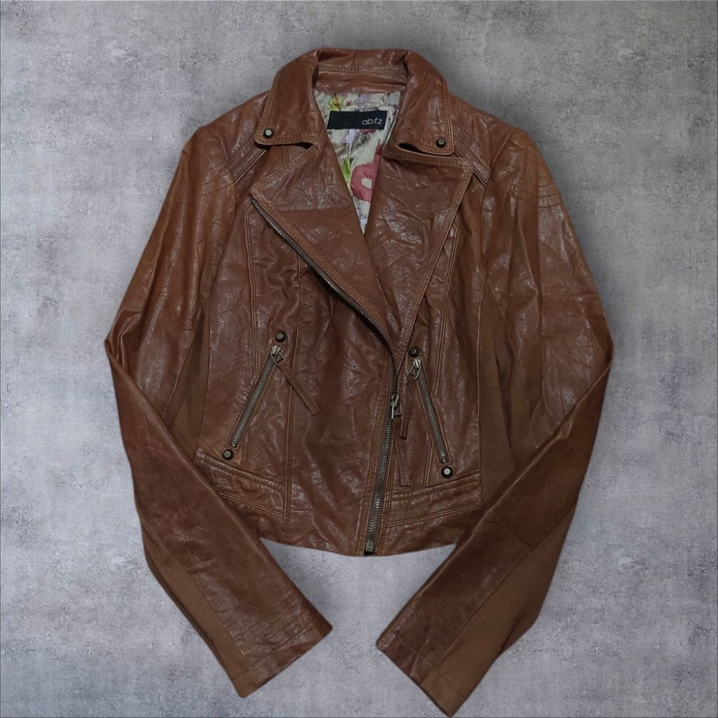 jacket ramones kulit domba by ab.f.z scn brand original