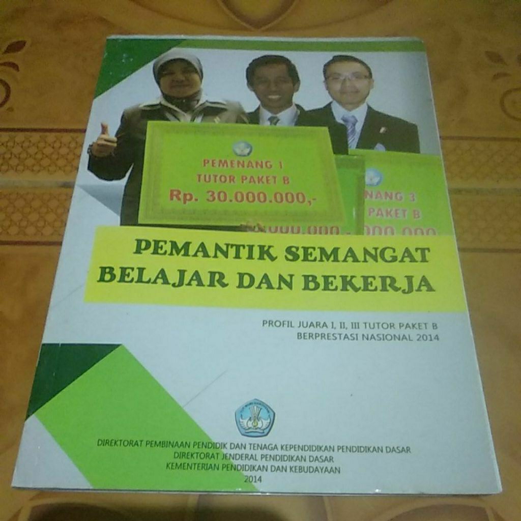 Buku pemantik semangat belajar dan bekerja