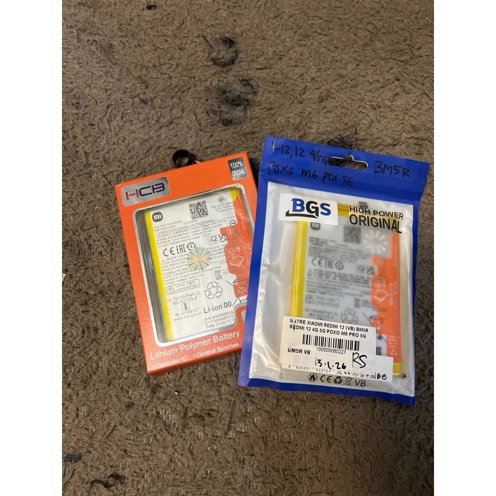 BATRE XIAOMI REDMI 12 BM5R REDMI 12 4g 5g POCO M6 PRO 5g