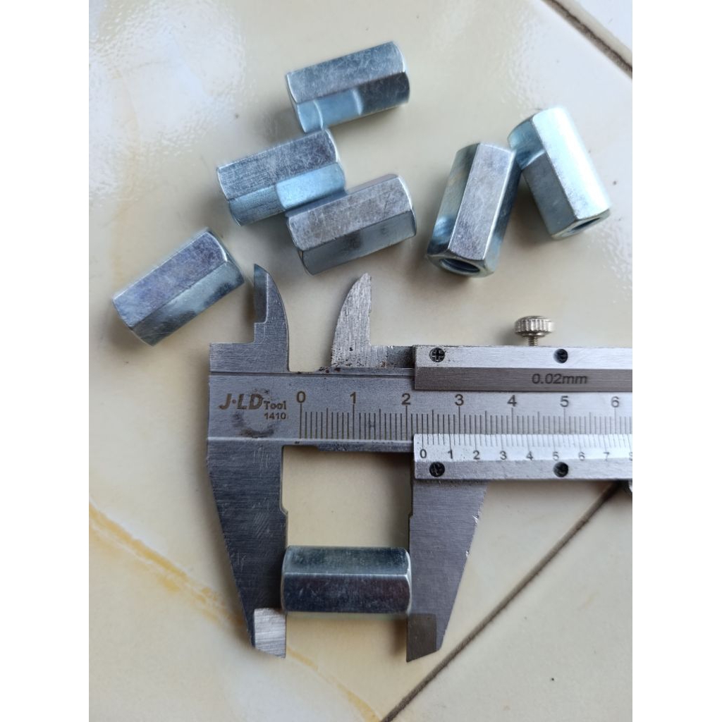 Mur panjang m8x23 kunci 12 mur long nut m8 original