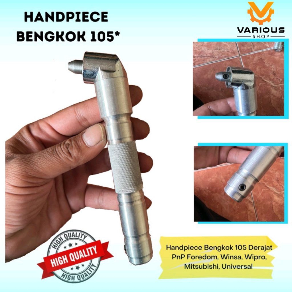 0Tuner Bengkok 105° PNP bor tuner Foredom, Winsa, Mitsubishi, Wipro, Universal