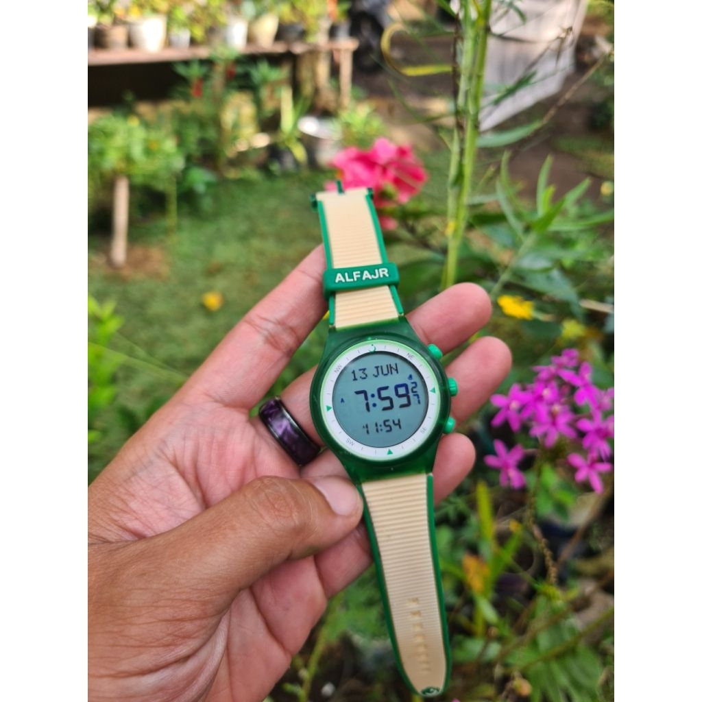 Jam tangan AL FAJR WY-16 pengingat sholat original