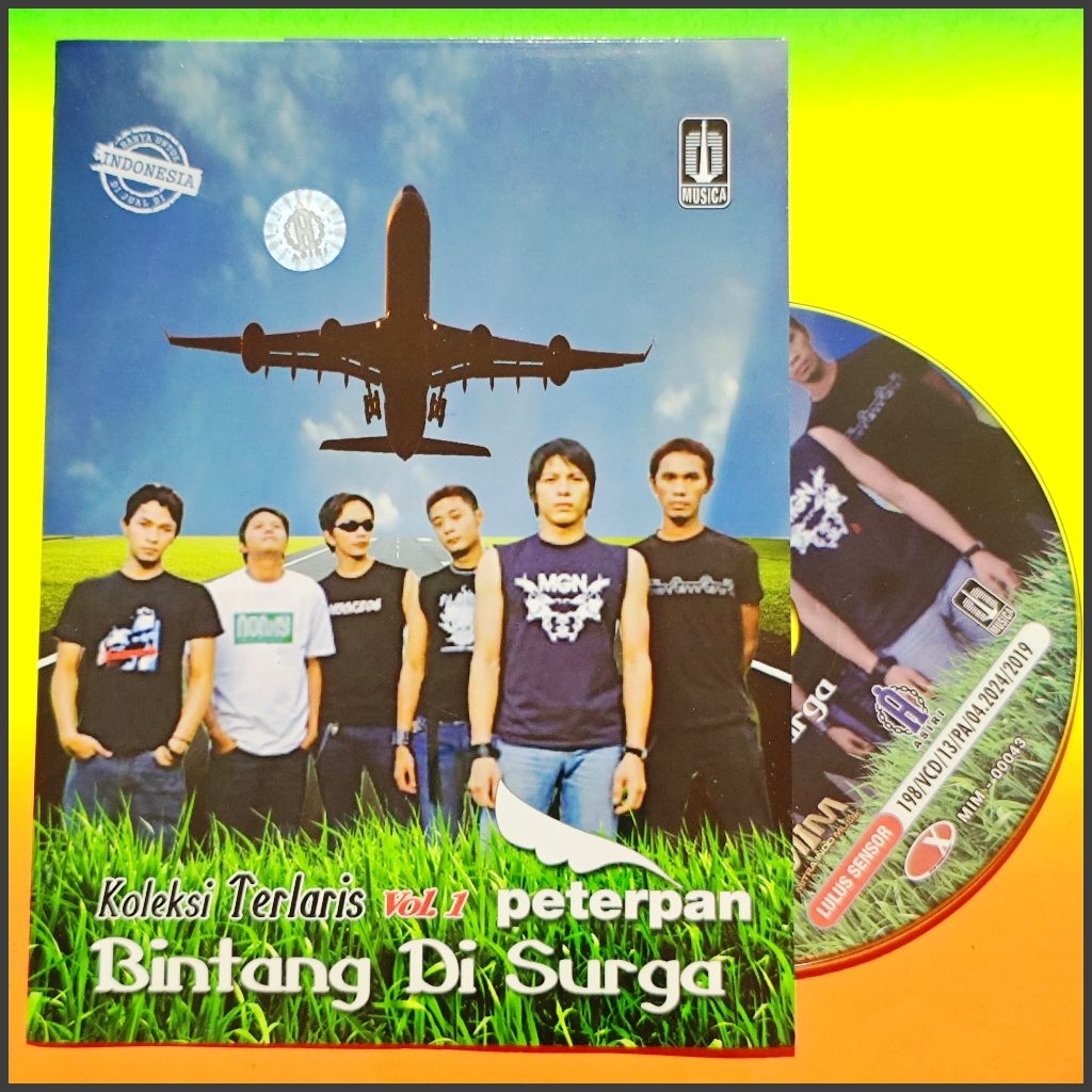 Kaset VCD 15 Lagu Pop Indonesia Peterpan Album Edisi Pilihan Terbaik Dan Terlaris Vol. 1