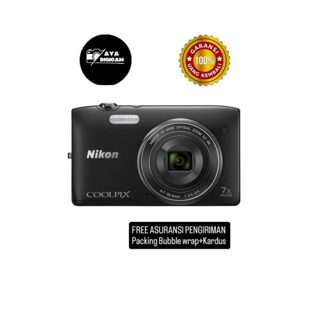 NIKON COOLPIX S3500/KAMERA DIGICAM NIKON/KAMERA POCKET