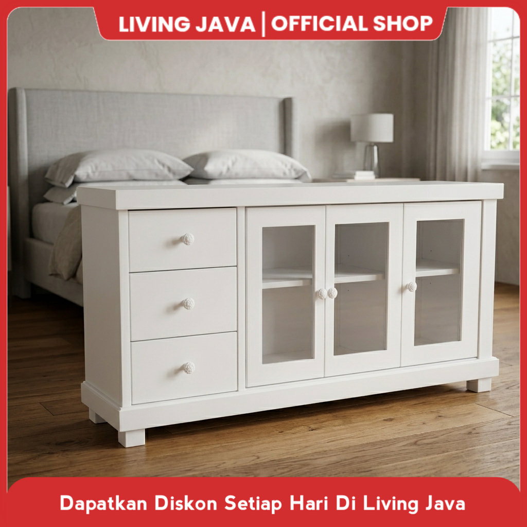 Buffet Tv Minimalis Putih