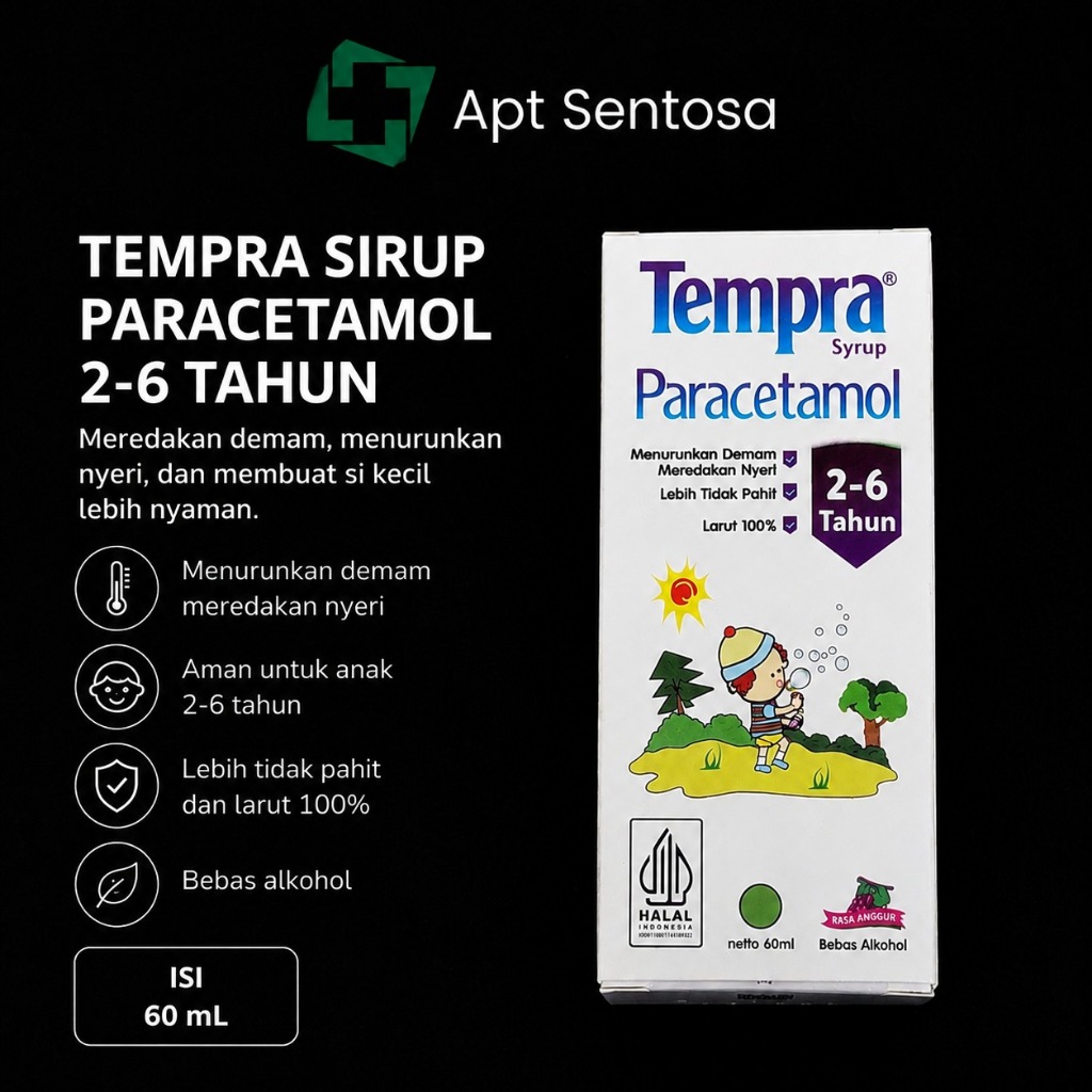 Tempra Paracetamol  Syrup 60 ml