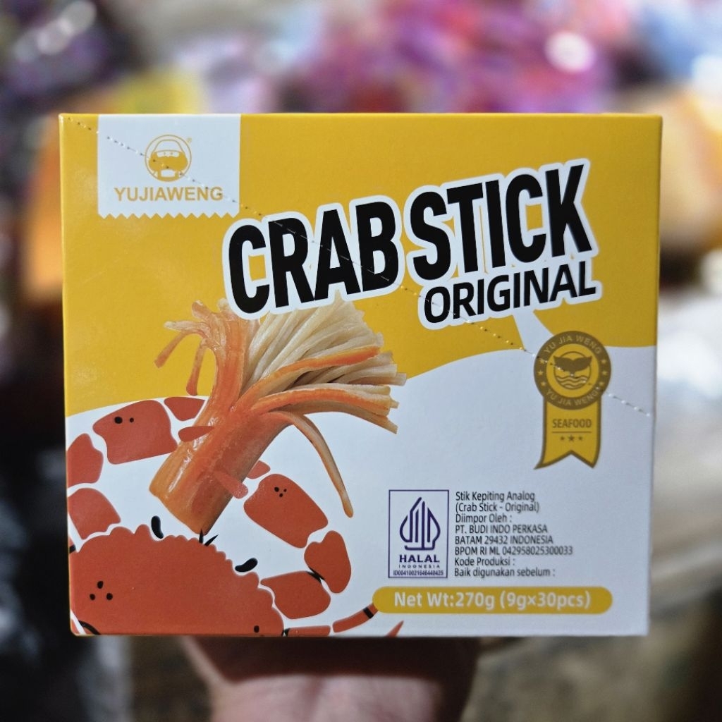 CEMILAN PEDAS CRAB STICK ORIGINAL BOX ISI 30
