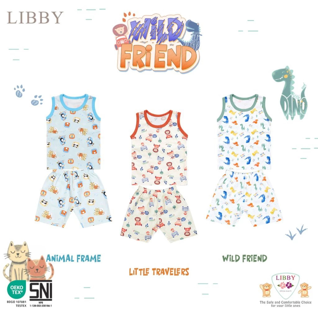 LIBBY - SETELAN BAJU KUTUNG OBLONG LIBBY - SETELAN BAJU ANAK LIBBY