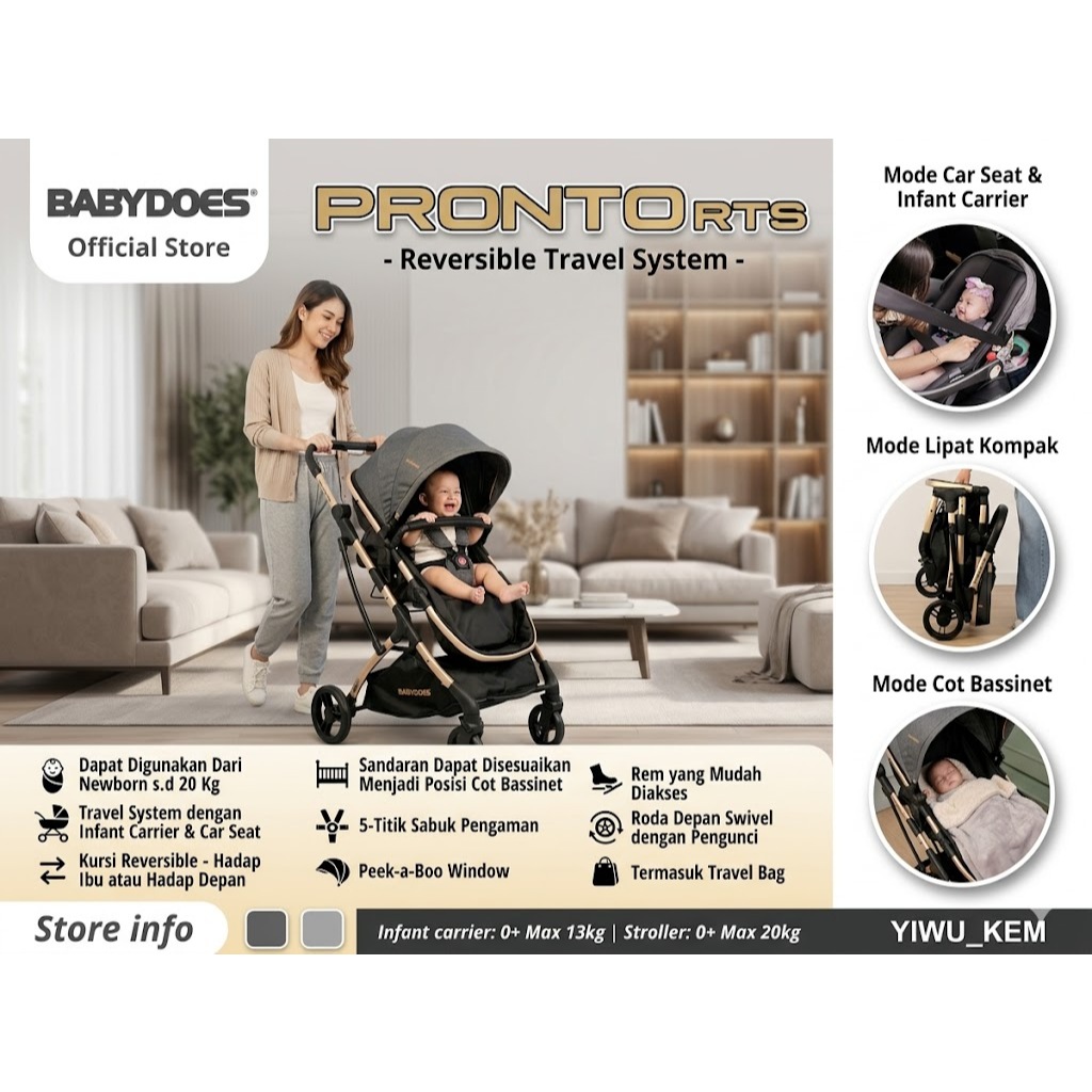 Dorongan Anak Babydoes Pronto RTS