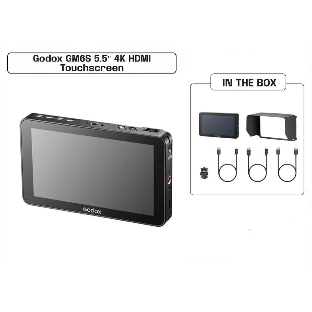 Godox Monitor GM6S 4K HDMI Touchscreen On-Camera Monitor