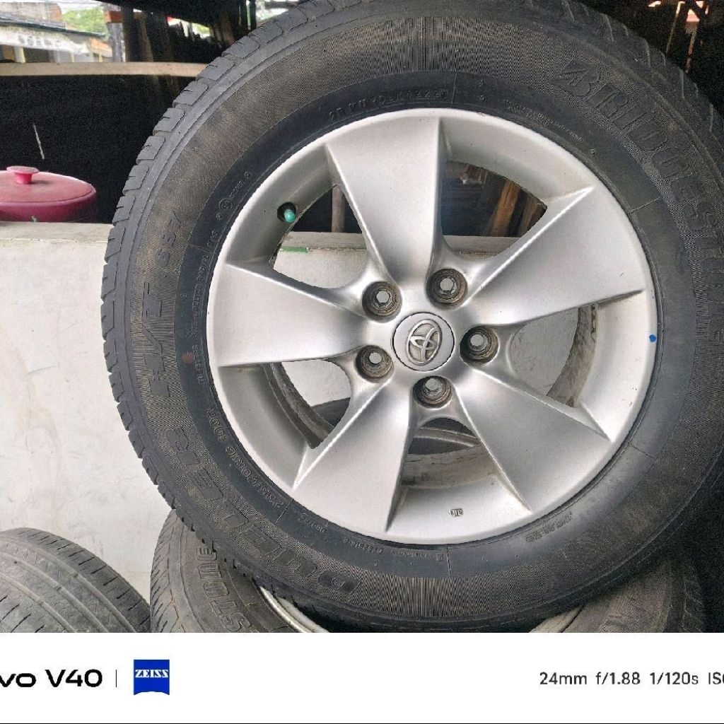 Velg Oem Toyota Rush R16+ban 235/60 R16 Bridgestone dueler ht