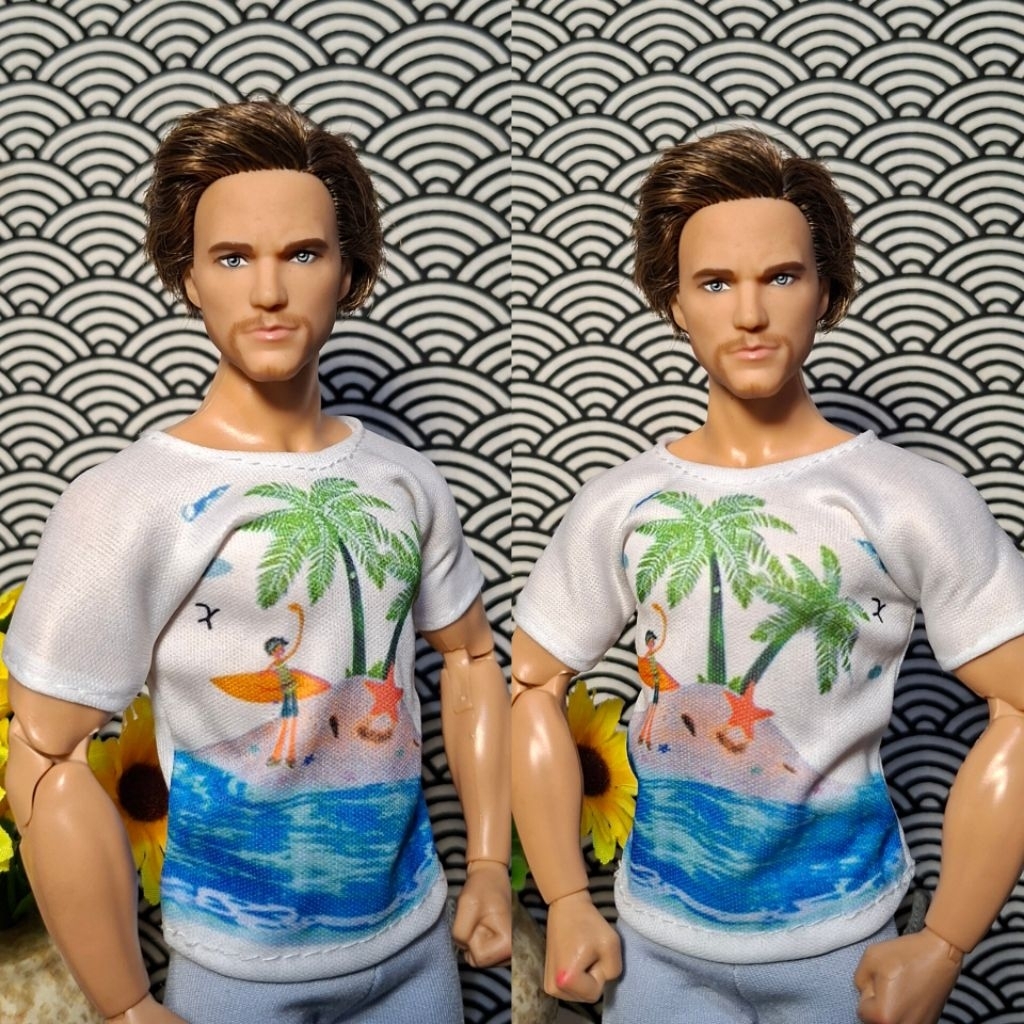 Baju Ken Barbie Buff Vintage (Tidak termasuk boneka, hanya baju saja) (U)