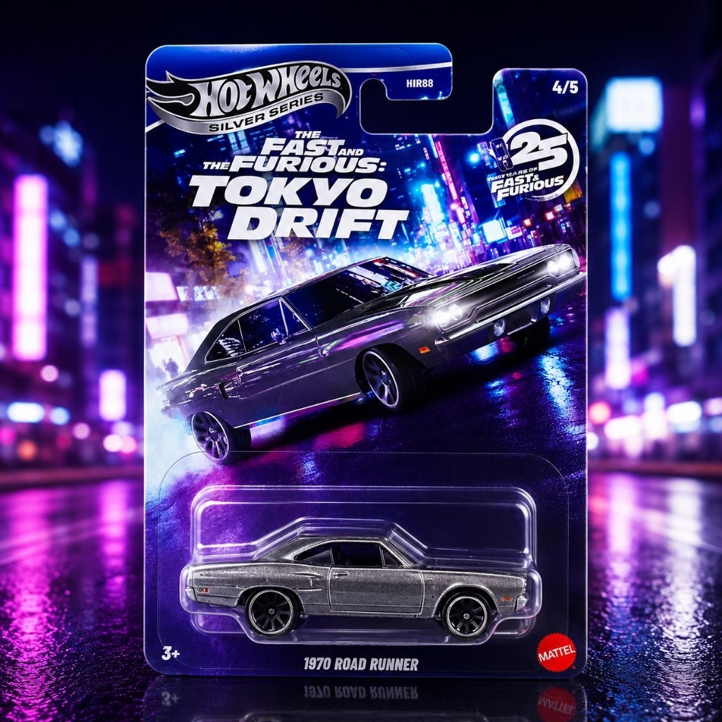 Hotwheels 1970 Road Runner Fast & Furious Tokyo Drift