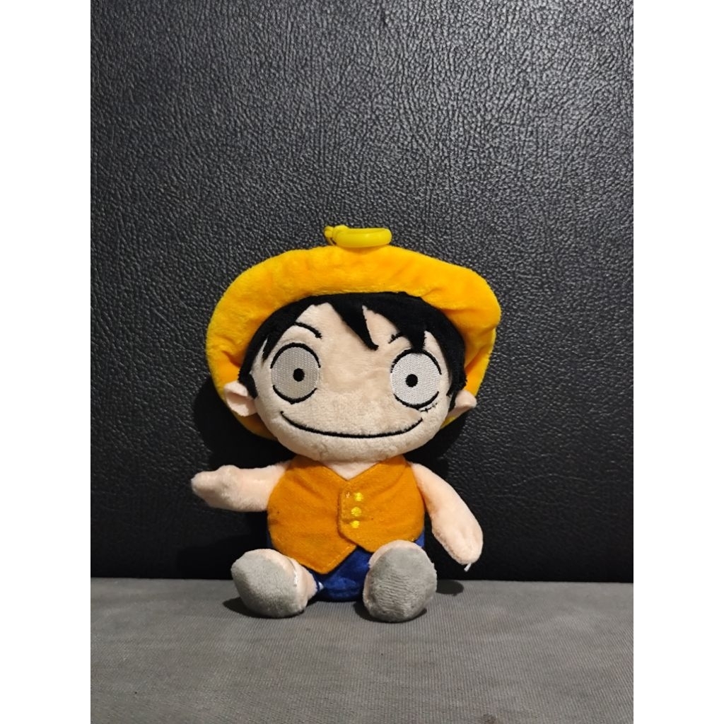 Plush Keychain One Piece Monkey D Luffy