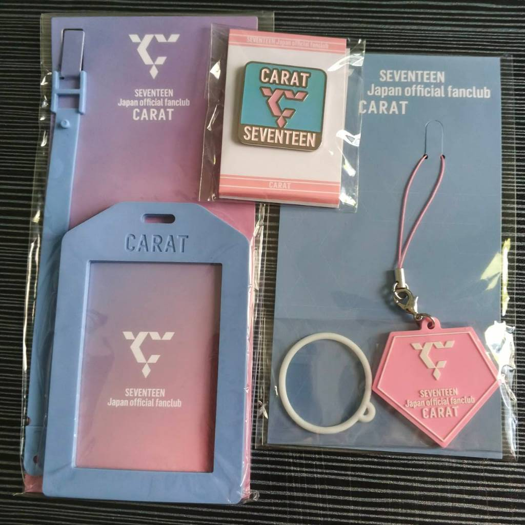 [TAKE ALL] SEVENTEEN CARAT JAPAN MEMBERSHIP CAHOL BADGE KEYRING