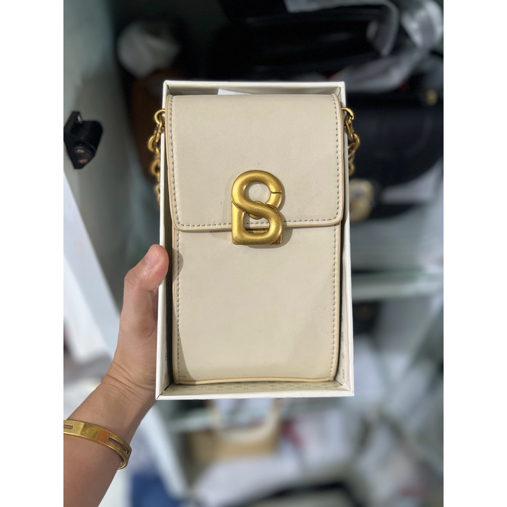 (BACA DESKRIPSI DI BAWAH) Heidy phone bag buttonscarves