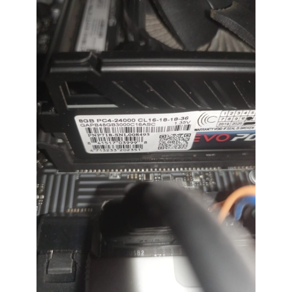 Ram DDR4 8GB 2666Mhz GEIL EVO POTENZA