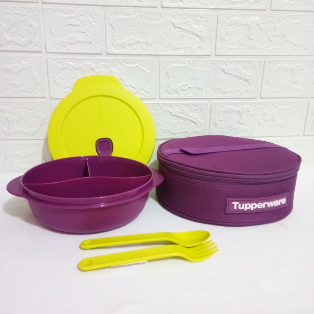 Crystalwave Lunch Set Tupperware CWL large CWL tempat makan