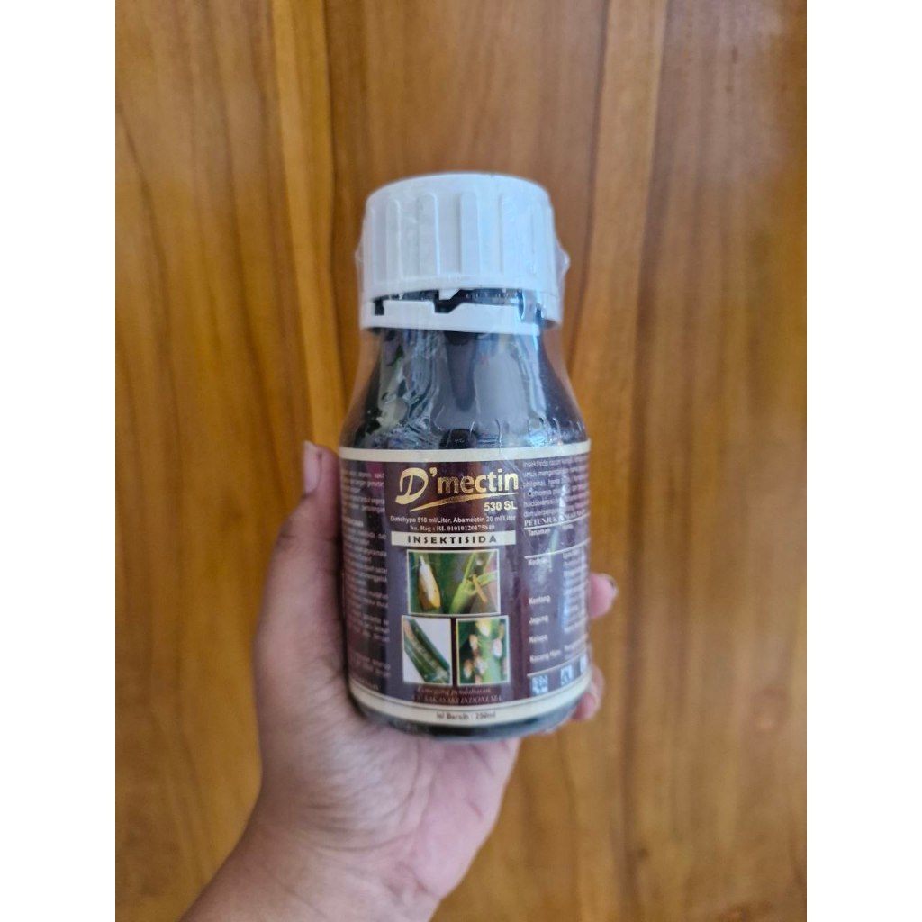 Dmectin Demectin 530sl 250ml Dimehypo 510 ml/Liter Abamectin 20 ml/liter Insektisida Kontak dan sist