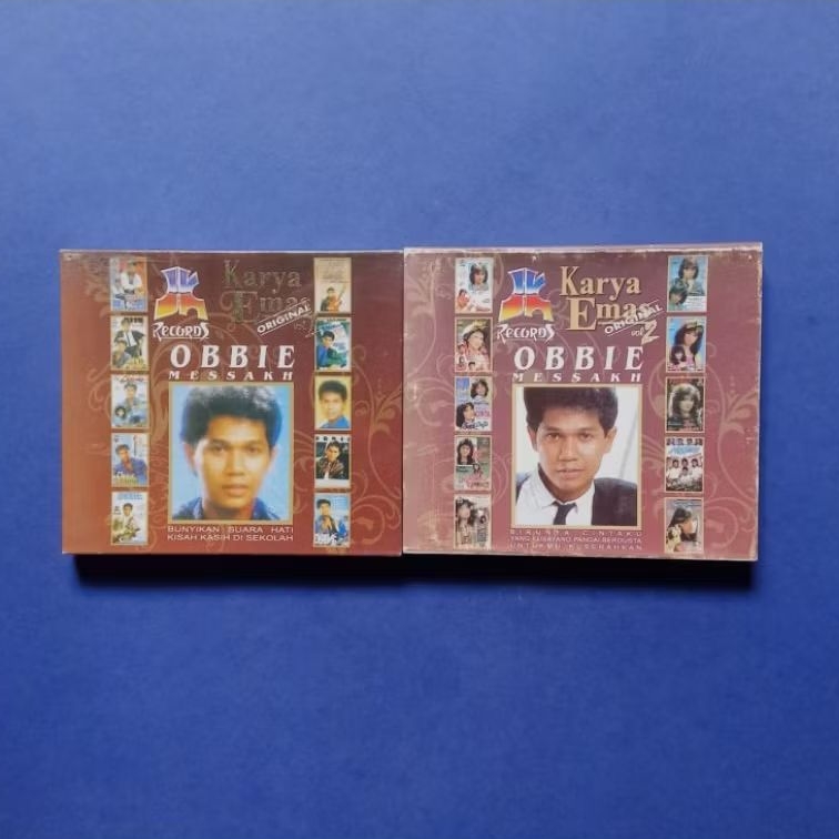 CD Audio Music Karya Emas Obbie Messakh Vol 1 & Vol 2 Prod JK Records ( Vol, 1 SEGEL )