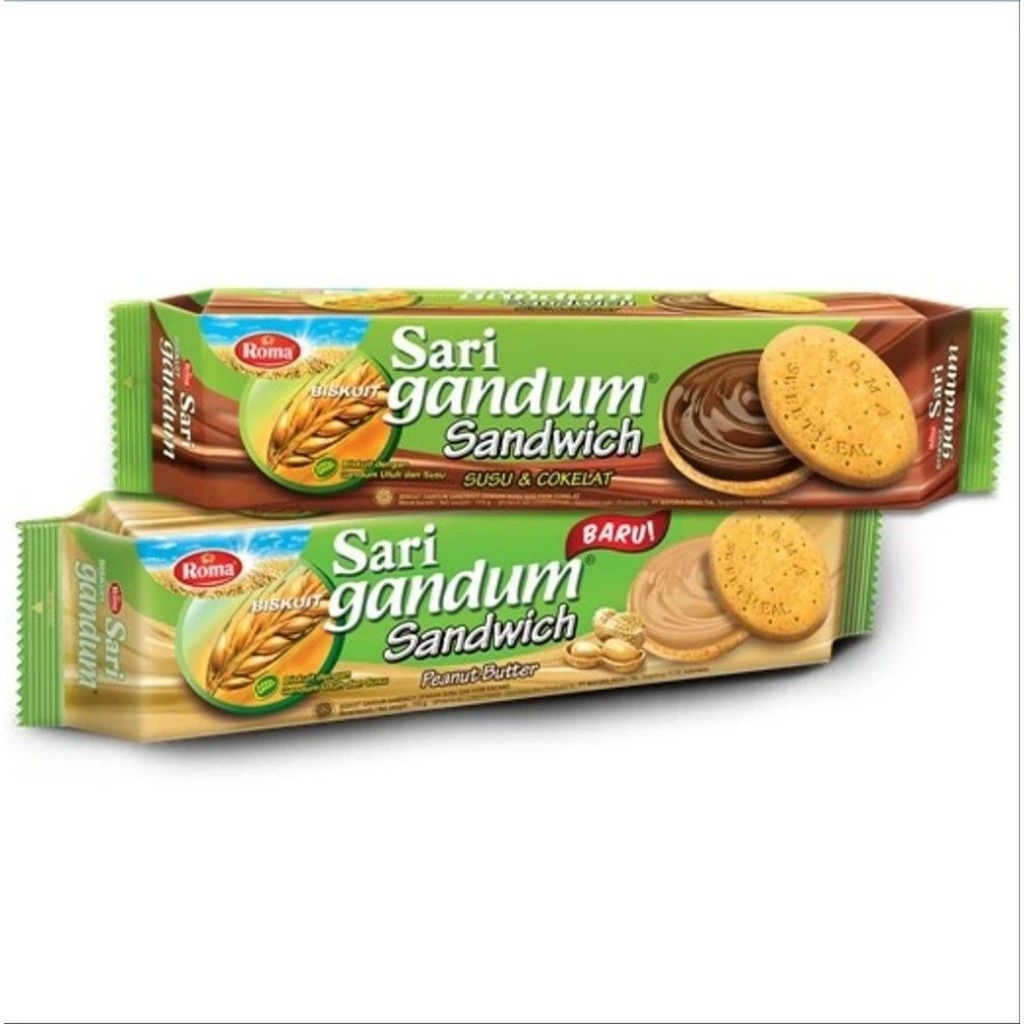 Biskuit Roma Sari Gandum Sandwich