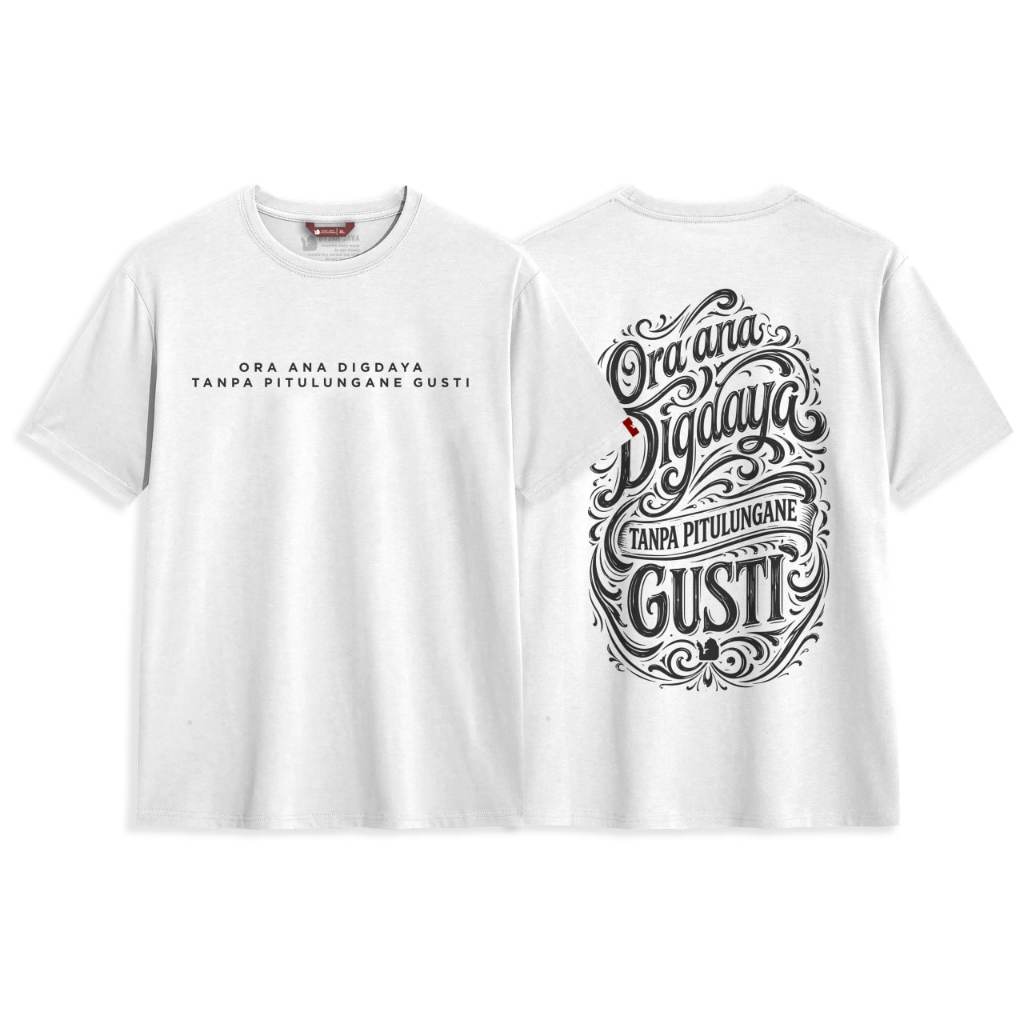BIJAK JAWA Kaos Digdaya Putih