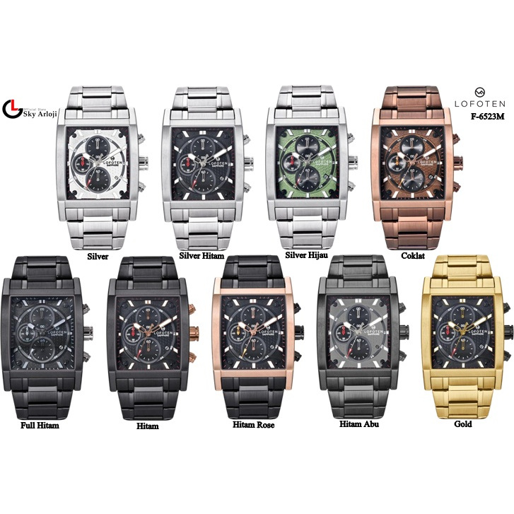 Lofoten 6523 Jam Tangan Pria Chronograph Sapphire Glass
