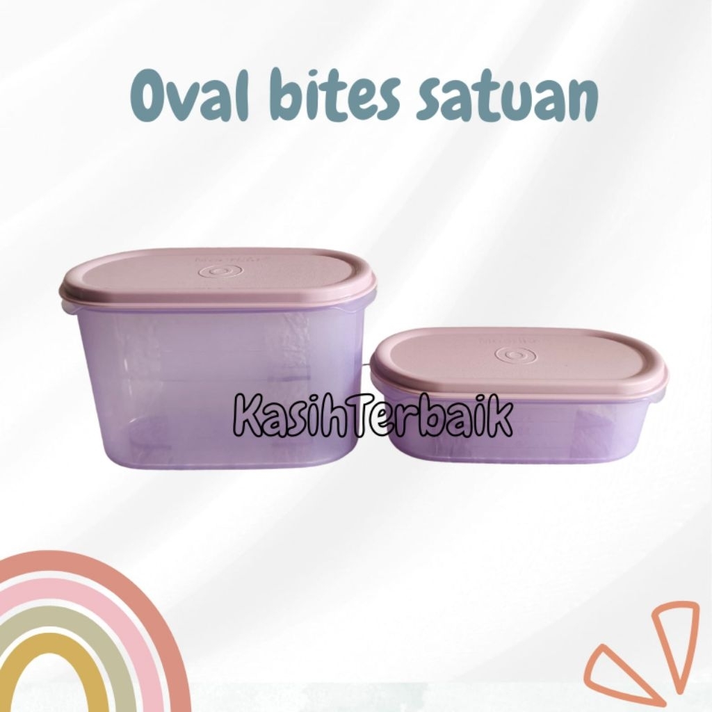 Moor oval bites 500ml & 1.1L satuan