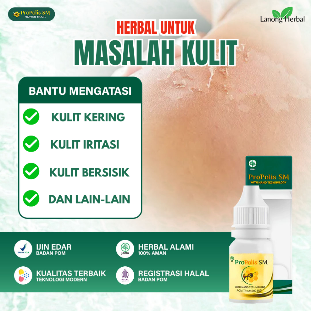 Obat Masalah Kulit (Kering dan Iritasi) Keluhan Kulit bersisik, gatal-gatal, bibir pecah-pecah, hing