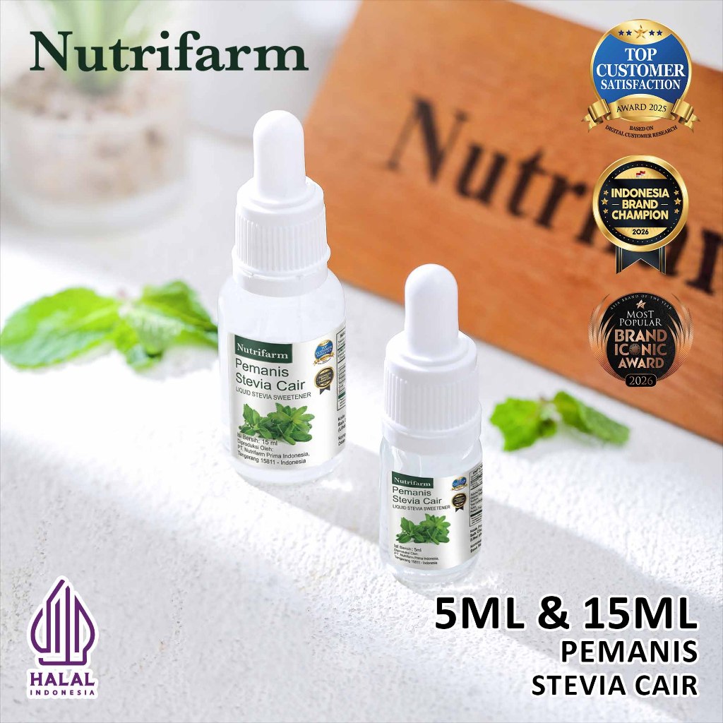 Stevia Cair 5ml / Stevia Cair 15ml