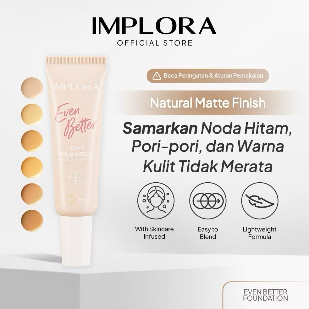 Implora Even Better Liquid Foundation 100% original