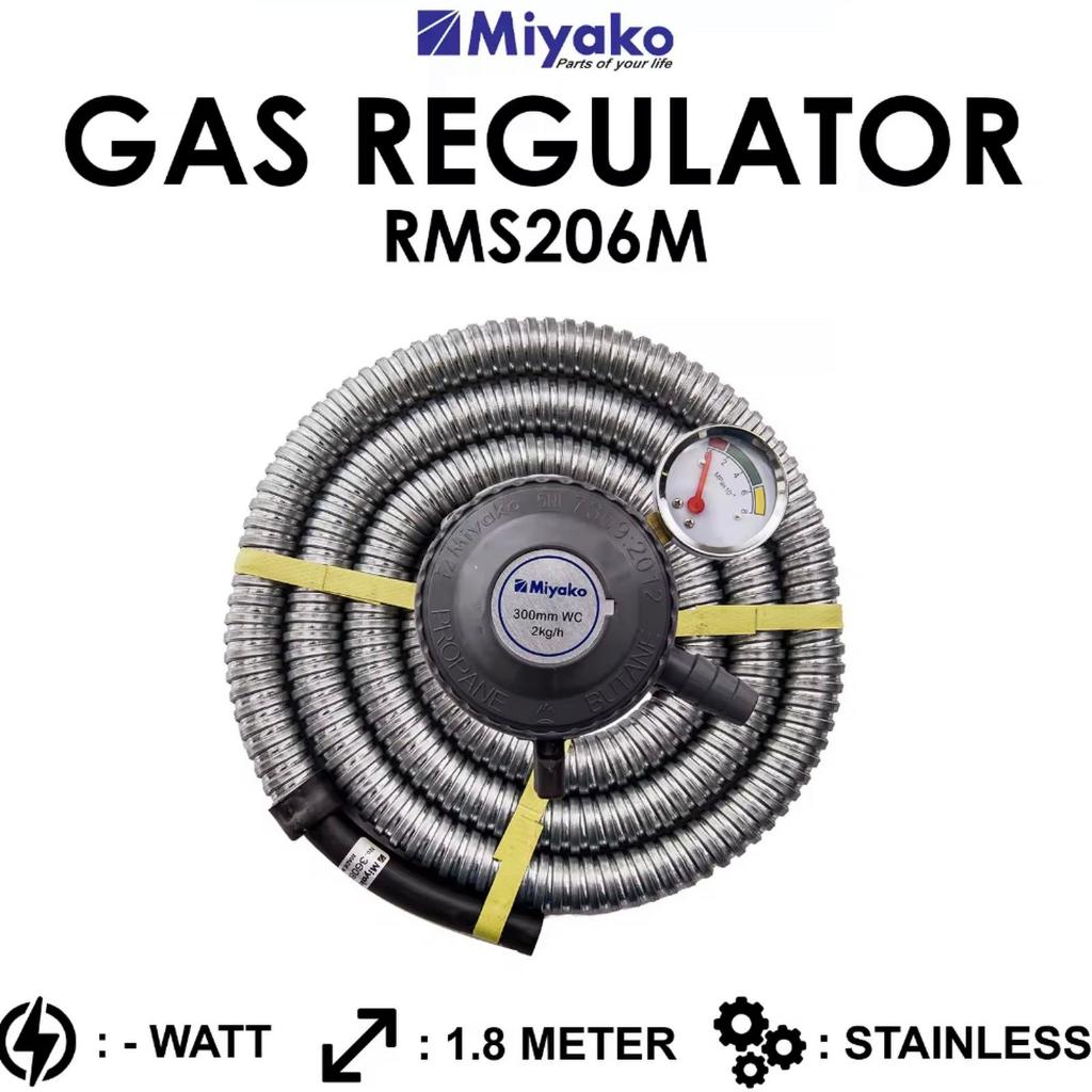 Miyako Selang Gas Regulator Meter RMS 206 RMS206 RMS-206 SNI