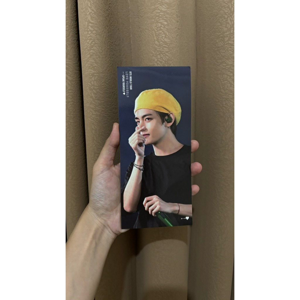BOOKMARK BTS Taehyung DVD LoveYourself LONDON (Demage)