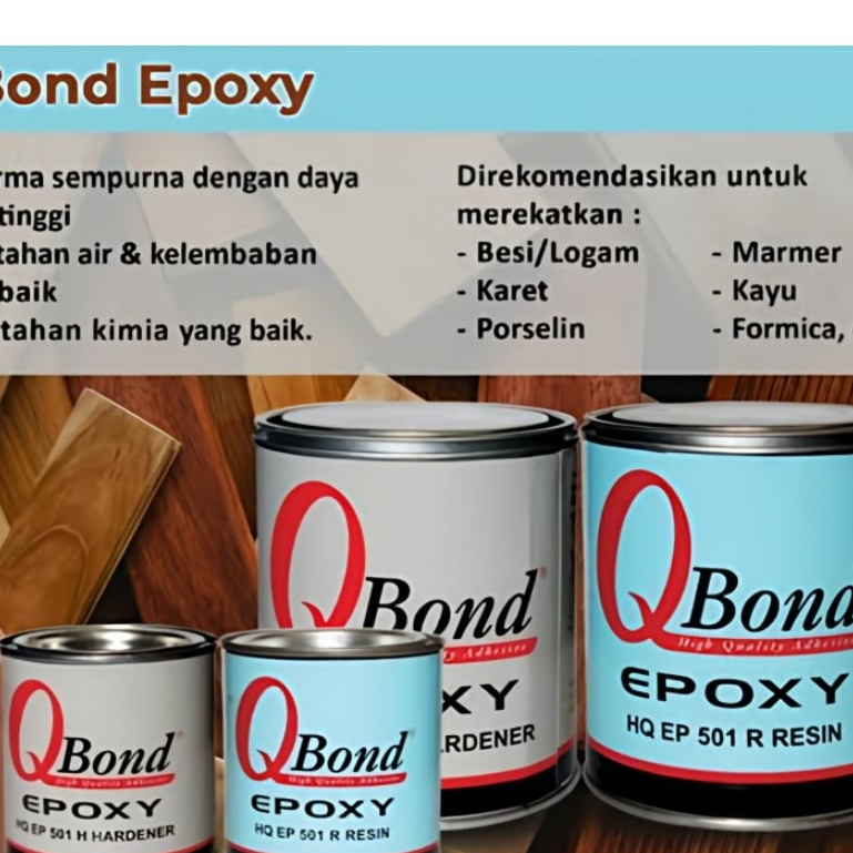 Epoxy Qbond Primer Surfacer 370 gram - Daya Adhesi Tinggi, Kering Cepat, Mudah Digunakan
