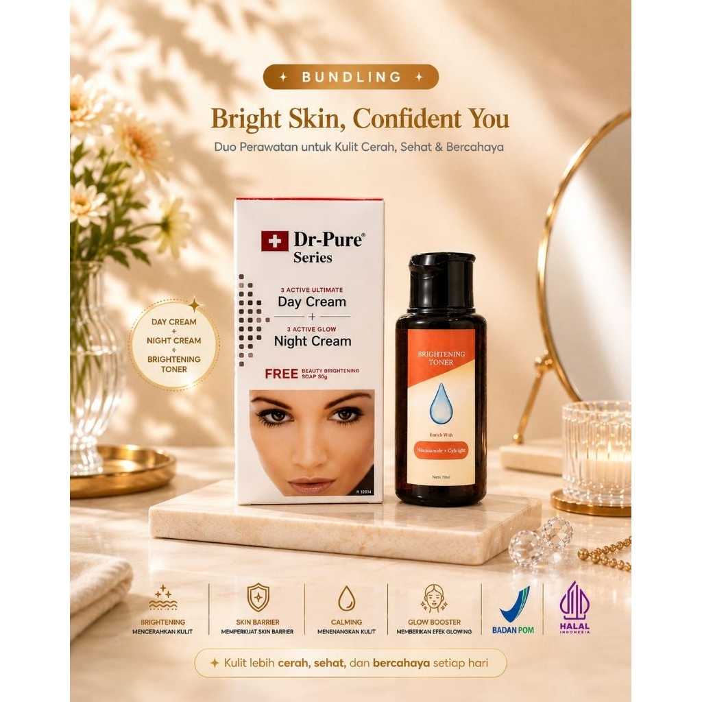 Bundling Drpure Set & Fiori Brightening Toner