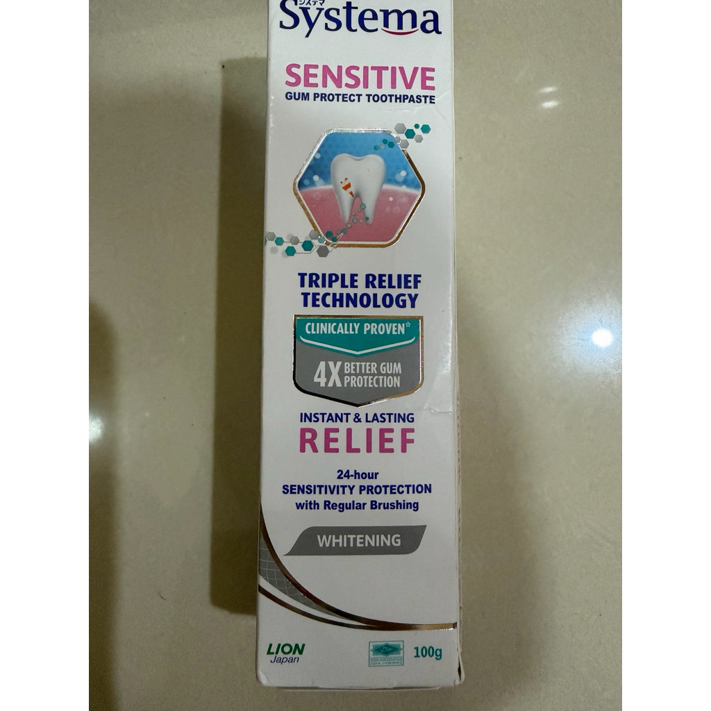 SYSTEMA SENSITIVE GUM PROTECT TOOTHPASTE. SYSTEMA SENSITIVE WHITENING. SYSTEMA MALAYSIA. SYSTEMA IMP