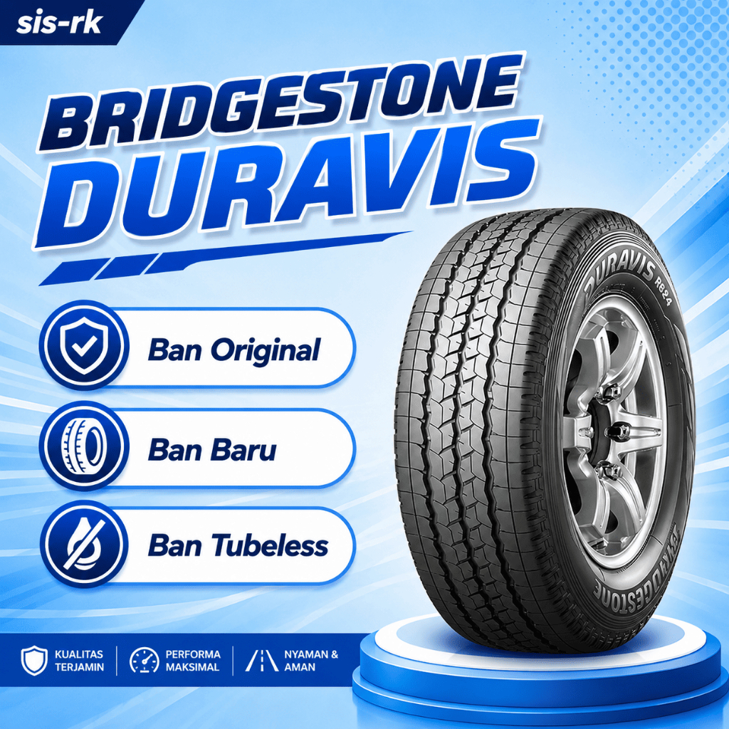 185 R14 - BAN MOBIL BRIDGESTONE DURAVIS 185 R14 8PR - BAN MOBIL MUATAN