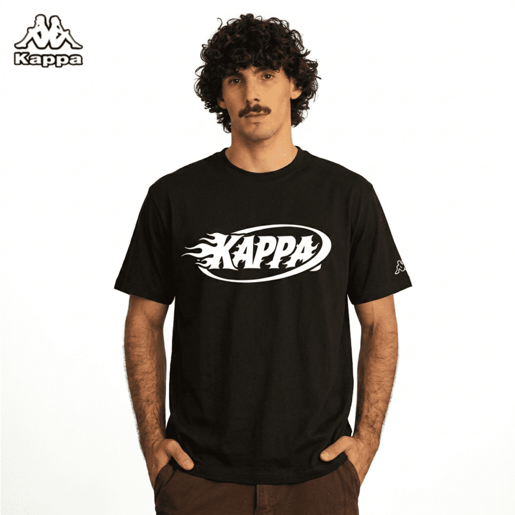 KAPPA ORIGINAL - Kaos Pria Wanita Casual T-Shirt Oversize Graphic 4 Warna || Kappa Original T-Shirt 